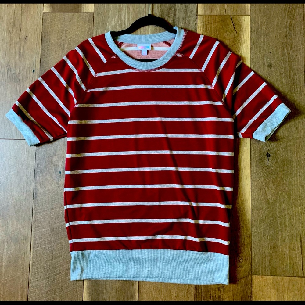 NWT Jane LuLaRoe Short Sleeve Sweatshirt